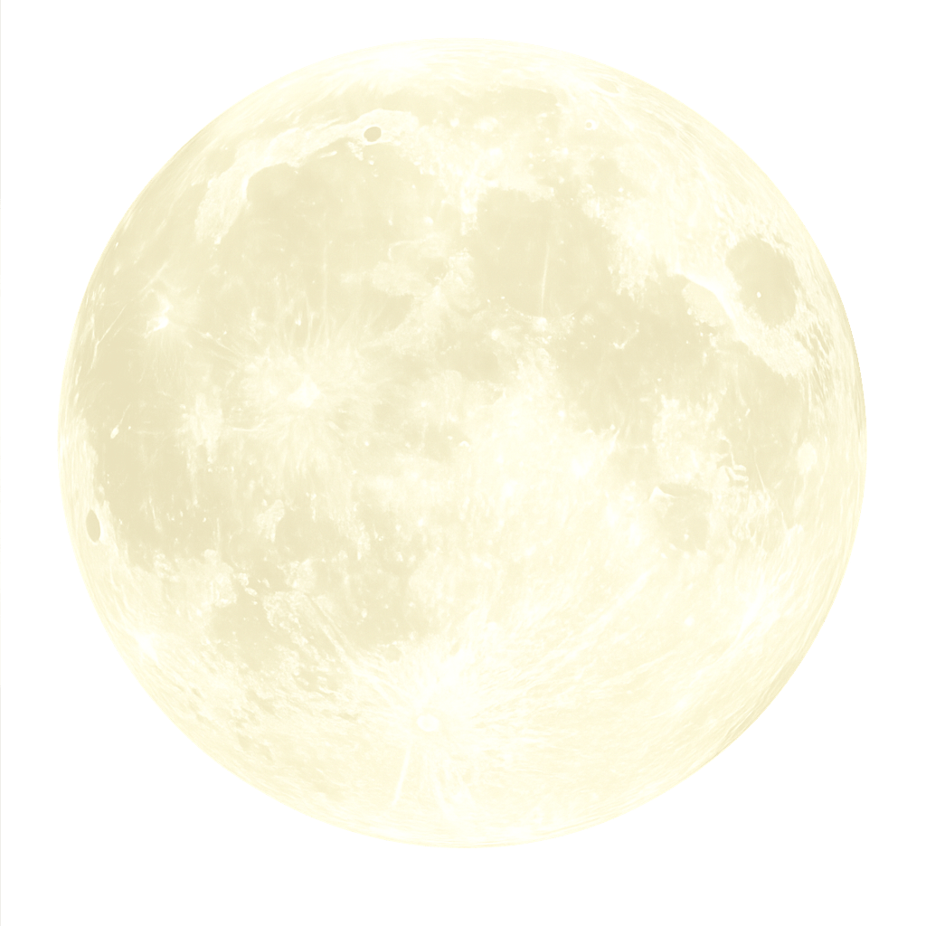 Leuchtender Mond